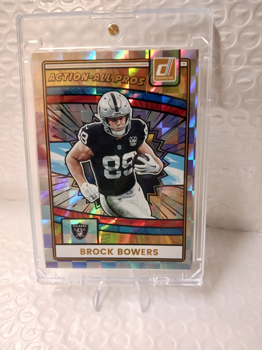 2025 Panini Brock Bowers Action-All Pros Rookie Holograghic